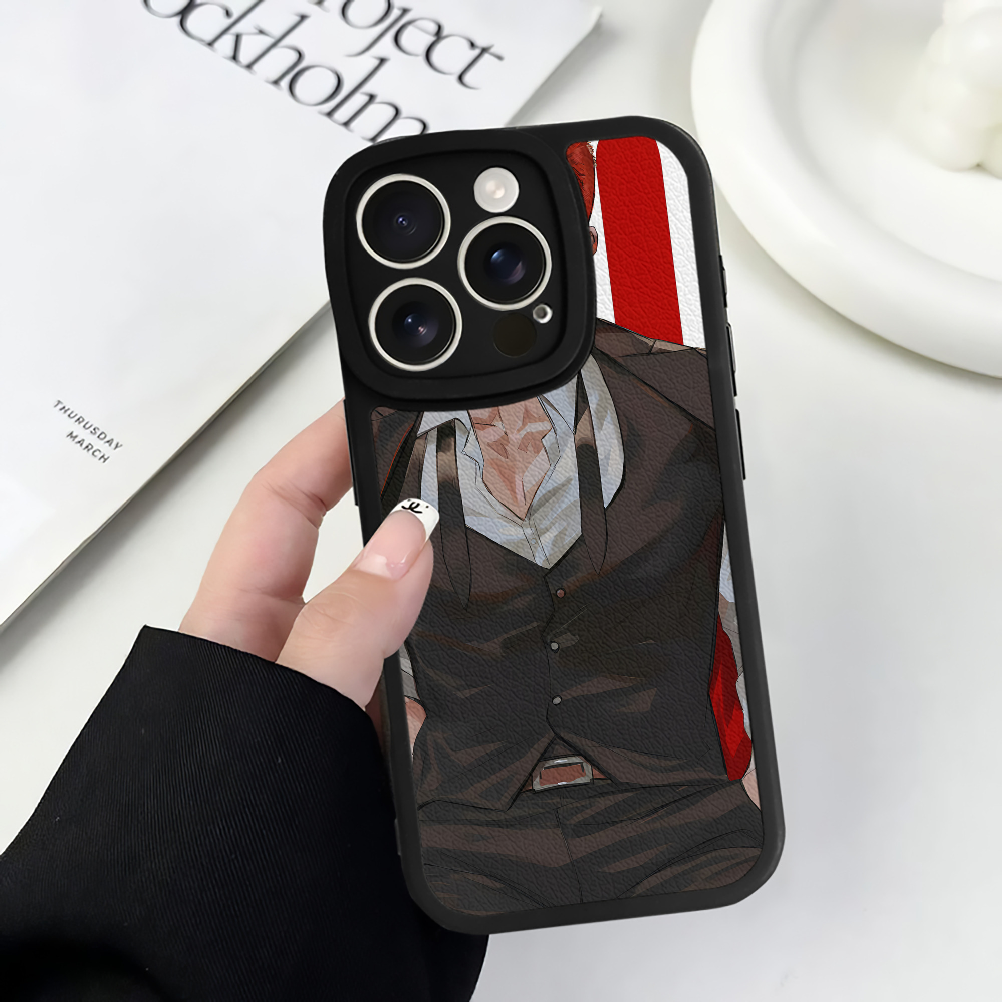 （画像用） SLAM DUNK／スラムダンク 【iPhone 16シリーズ対応】シリコンスマホケース（レザー調） 材質：シリコン